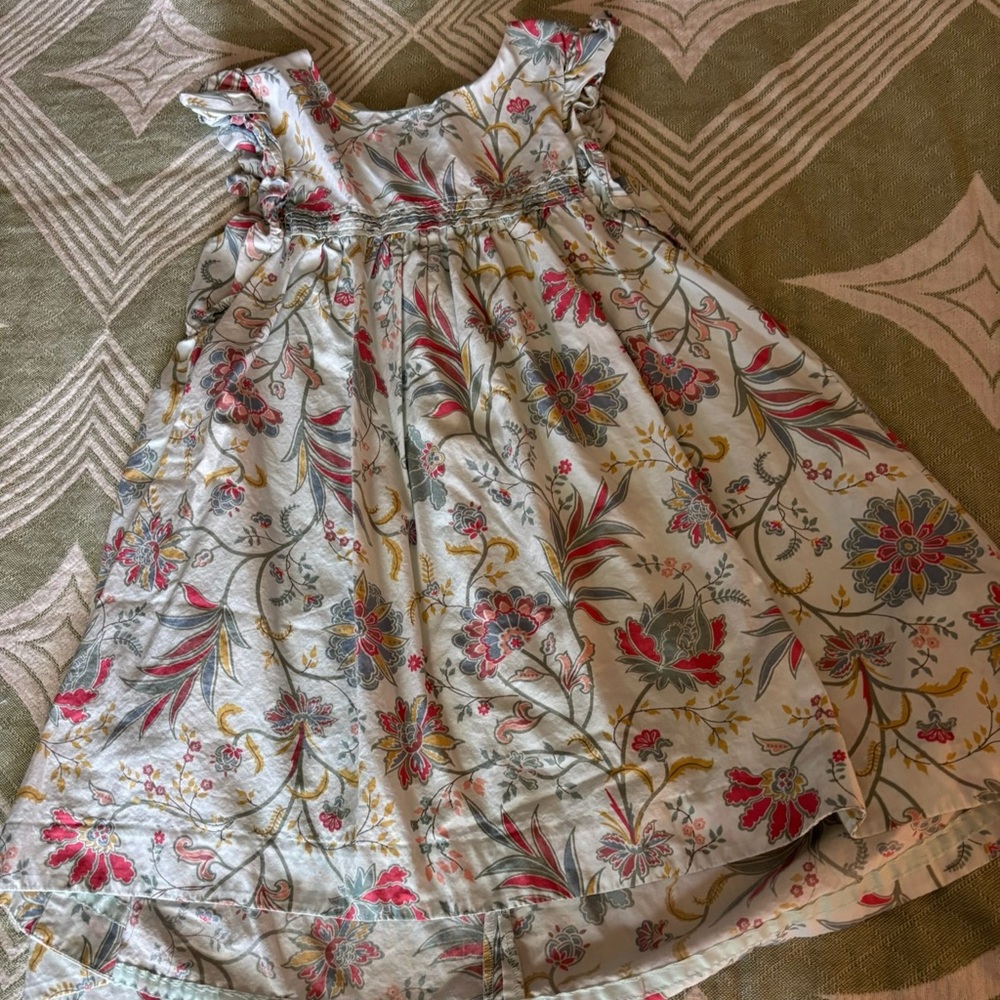 Tea Collection Floral Kids Dress - Multicolor